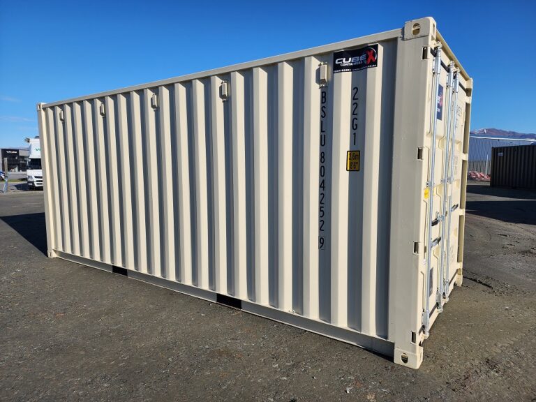 20ft GP Beige New Build Shipping Container .... Greymouth .... - Cubex ...
