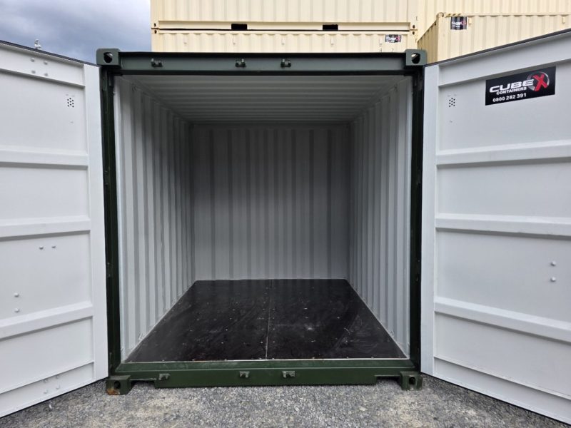 Container Gree 10ft Green shipping container .... Cromwell - Cubex Containers